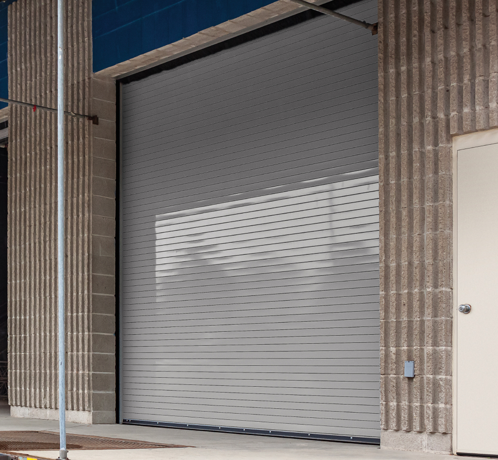 Residential garage door design by Clopay. Design is called Modern Steel.