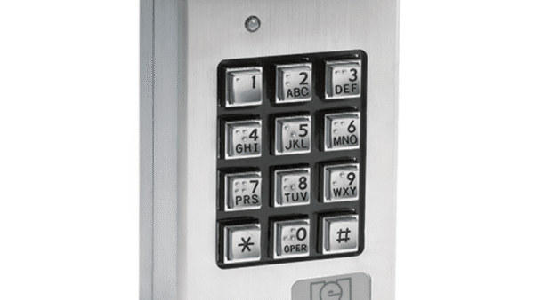 Keypad-Surface-mount-Brushed aluminum