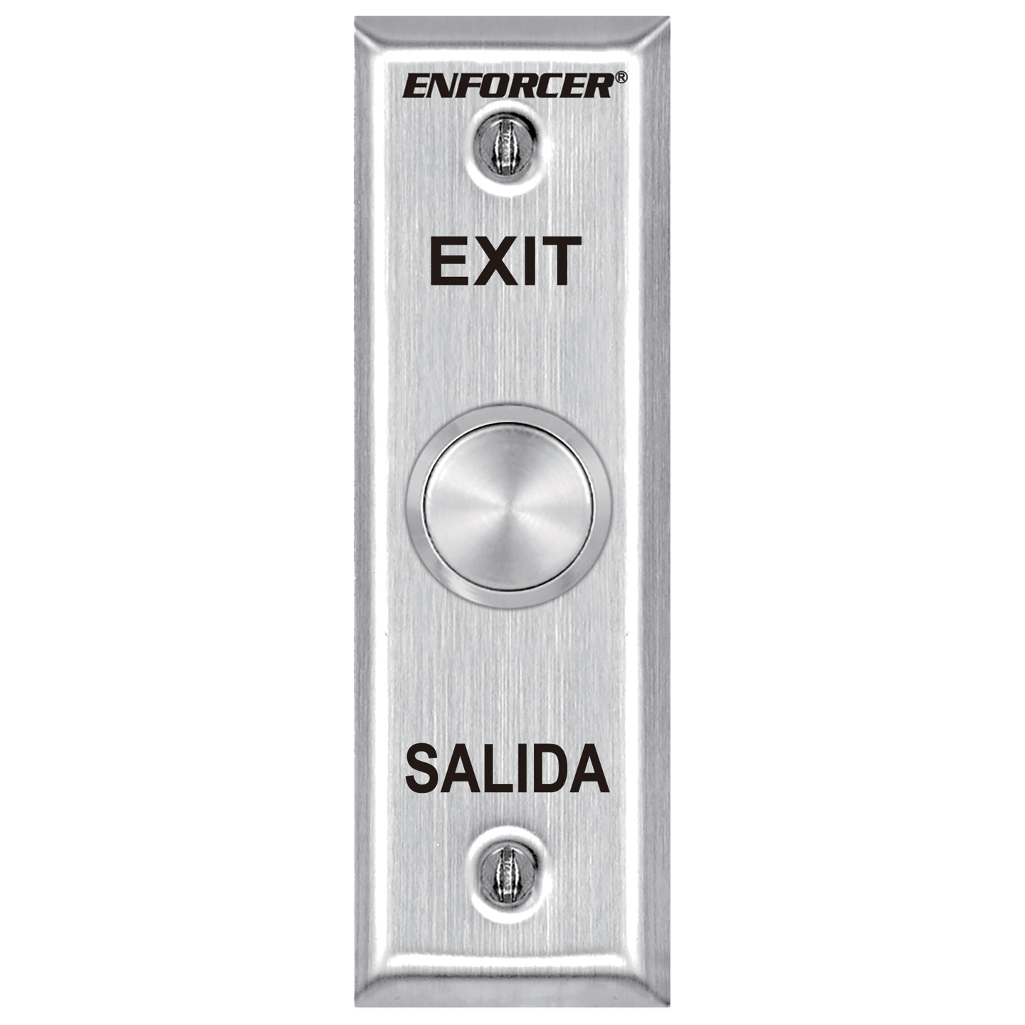 Vandal Resistant Push to Exit Plate