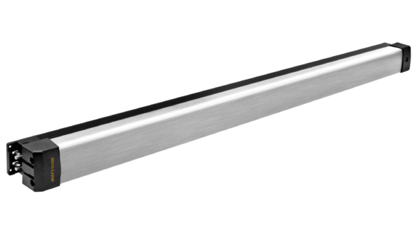 Solenoid-Actuated Push Bar, Silver