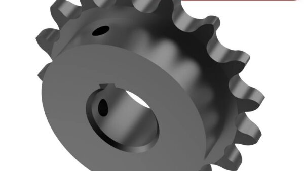 Sprocket 50B60T 1.25 In Bore 3/8 KW 2 SS