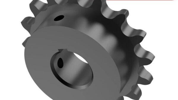 Sprocket 50B82T 1 In Bore 3/8 KW 2 SS