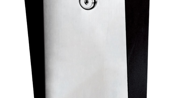 Hinged faceplate without cutout