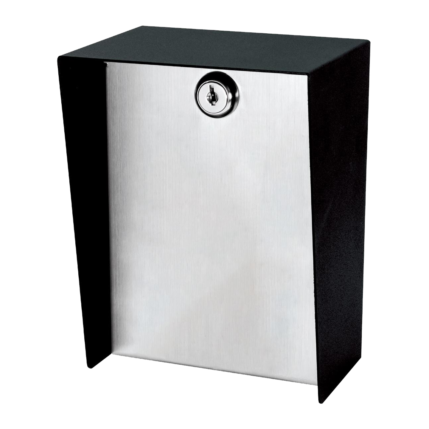 Hinged faceplate without cutout