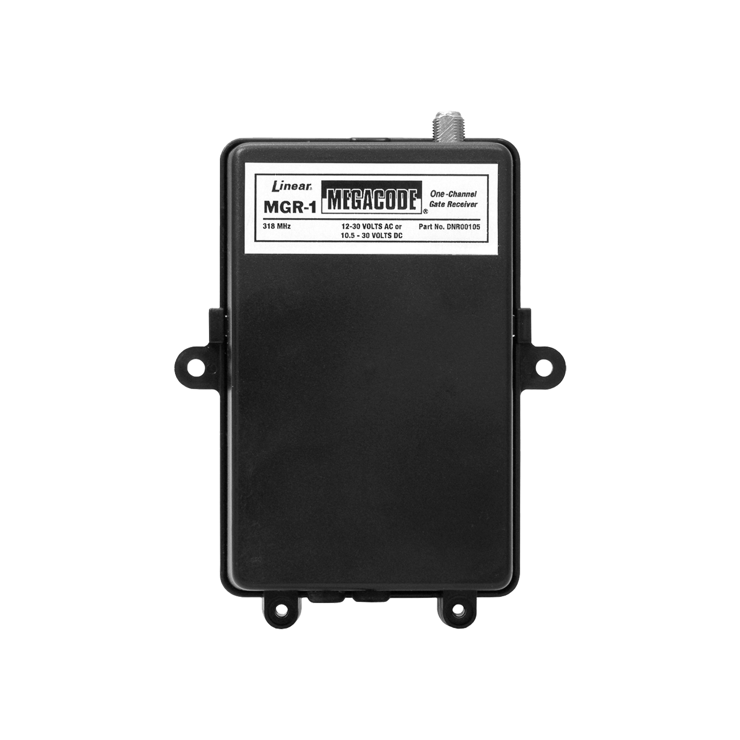 1-channel 12-24VAC/VDC Receiver 318mhz