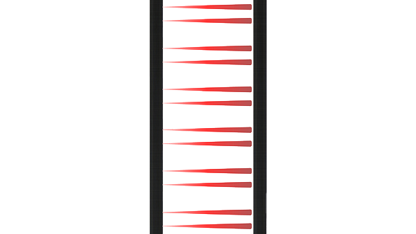 Sensor Beam-8 pairs of beams-190' range