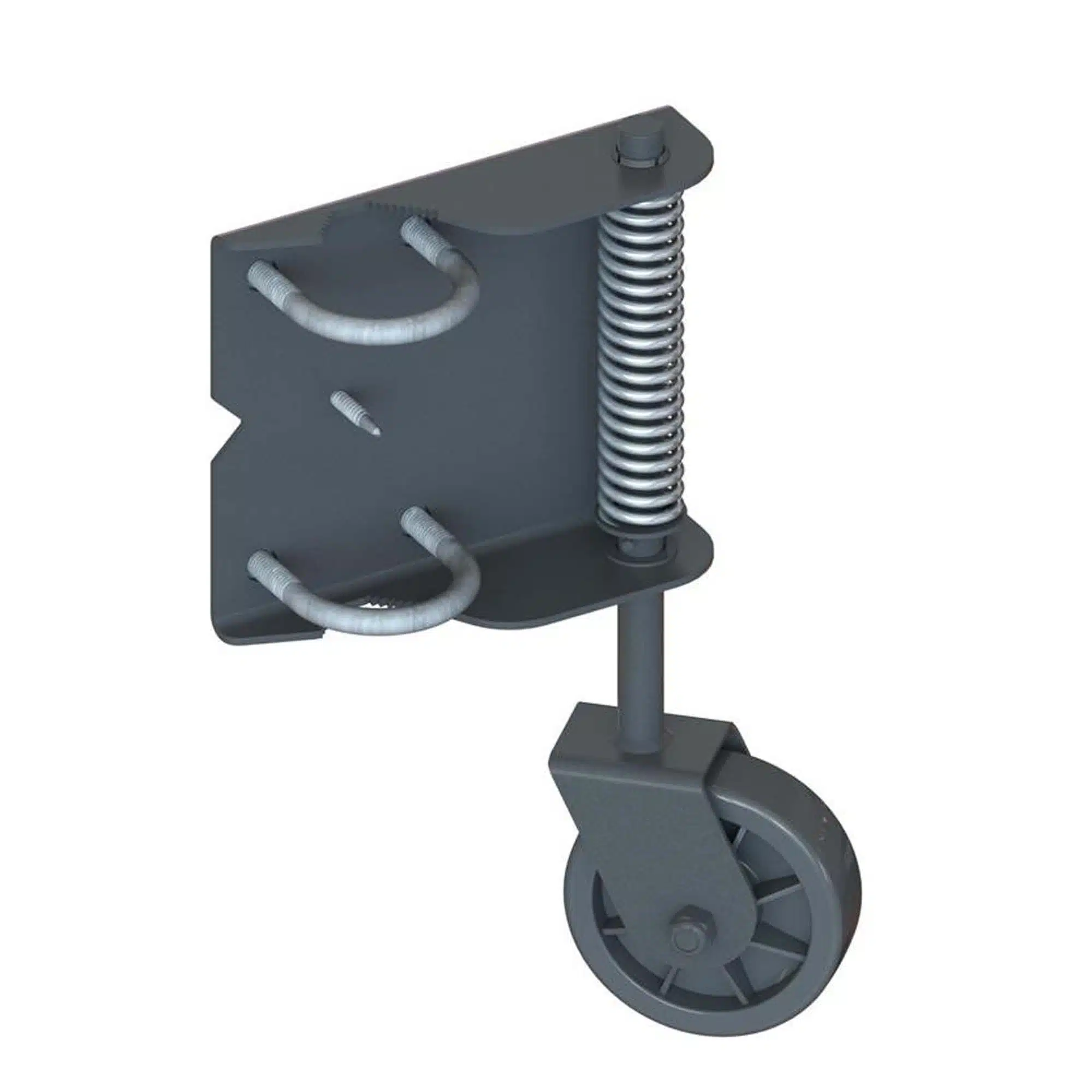 Chain Link Swivel Wheel, Black