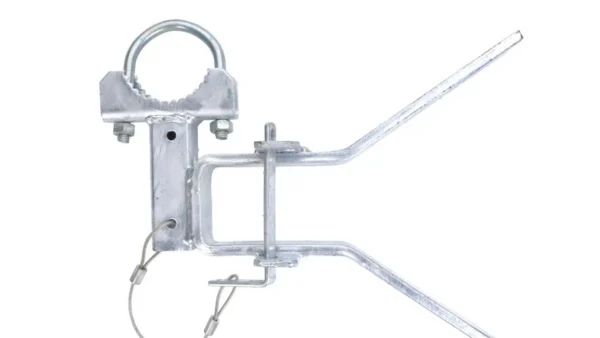 Cantilever Gate Rcvr 4"w/locking bar