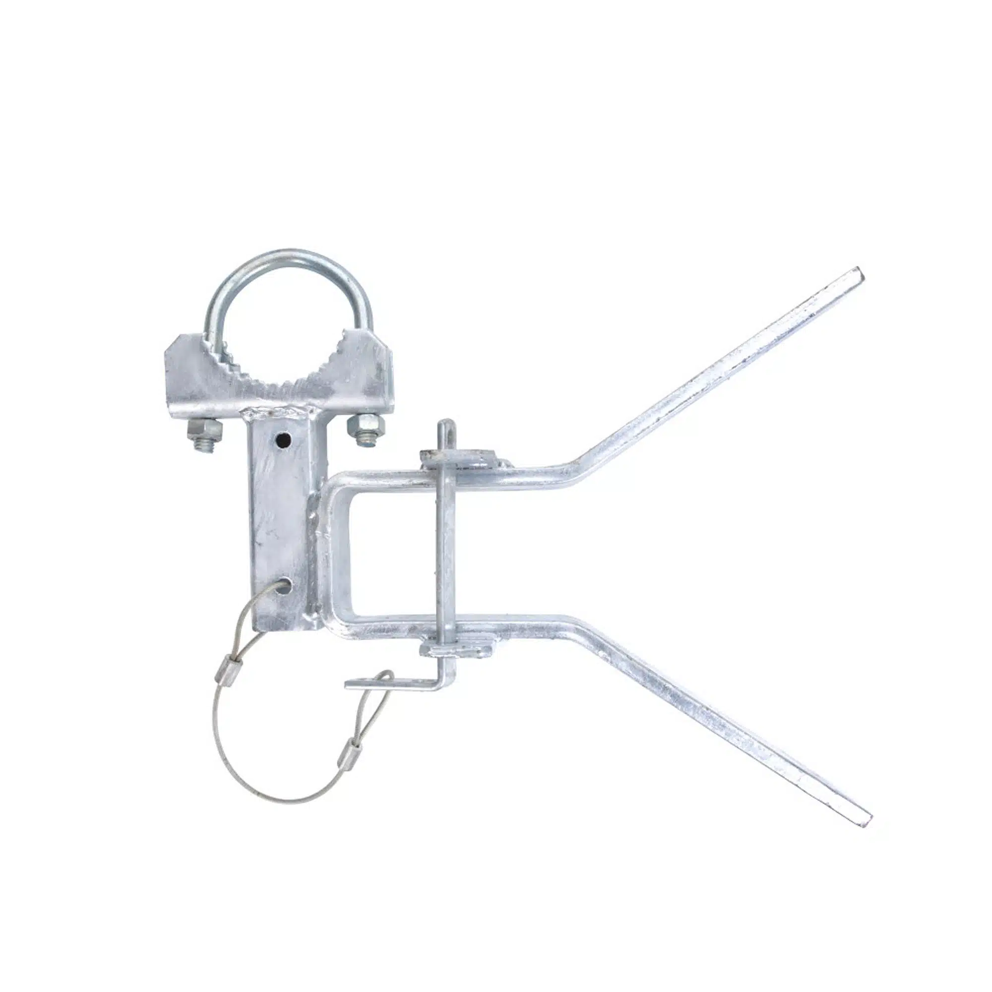 Cantilever Gate Rcvr 4"w/locking bar