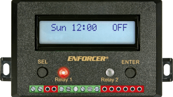 Timer 7 day/60 event 12-24vac/dc