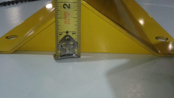 Roadshark 48" yellow Steel speed bump.