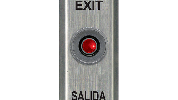 PushButton-Slimline-Red-EXIT & SALIDA