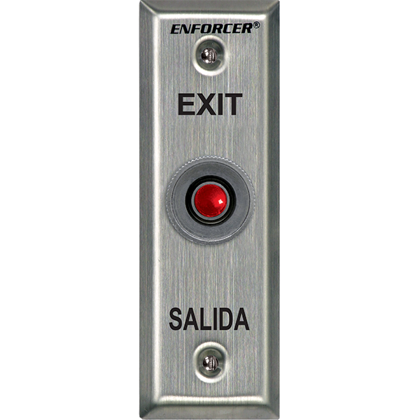 PushButton-Slimline-Red-EXIT & SALIDA