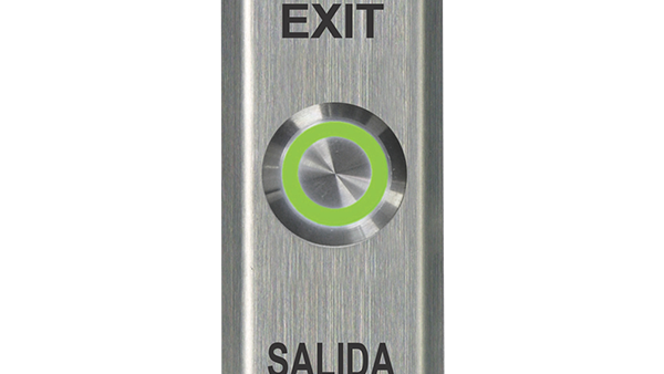Illuminated Push to Exit Plate