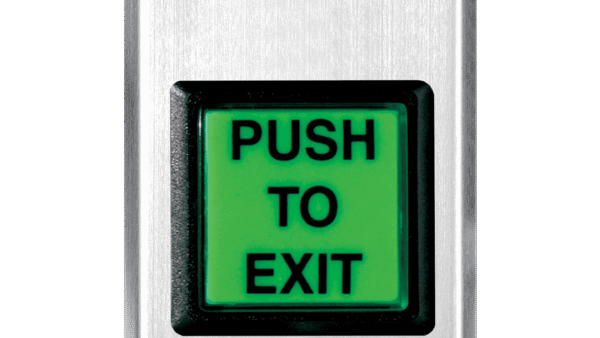 Push to Exit Button-Illuminated green