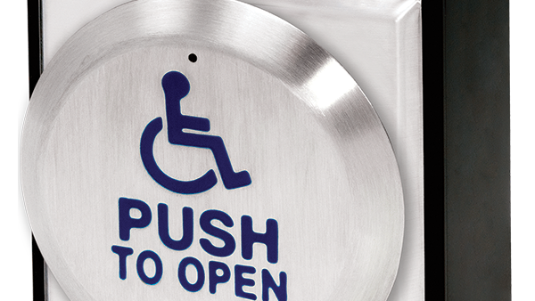 4.5" Round Push Plate