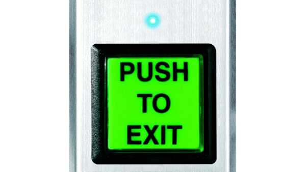 Push to Exit-2"sq-w/built-in RF trans.