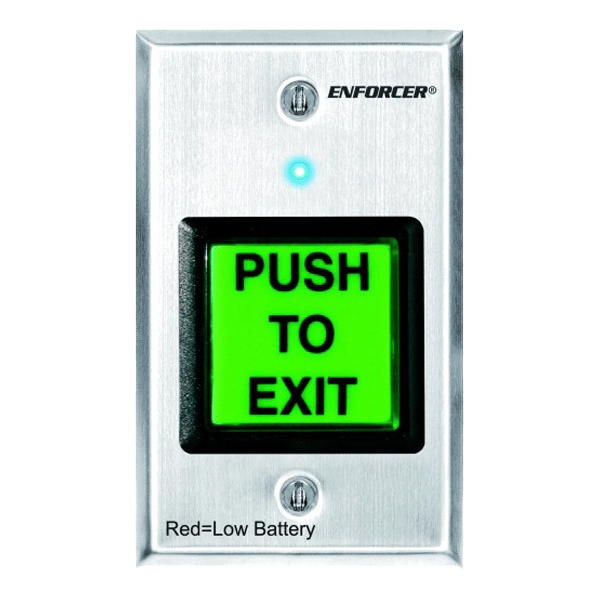 Push to Exit-2"sq-w/built-in RF trans.