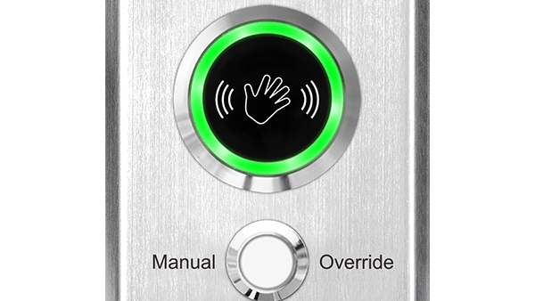 No-Touch sensor-single-gang w/overri