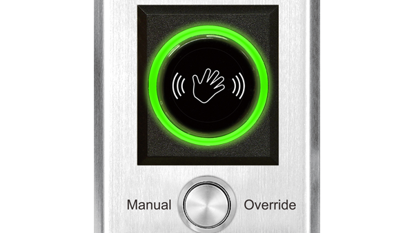 Wave-To-Open Sensor with Manual Override