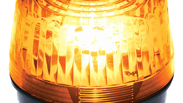 Strobe Light, Amber, 2-Wire