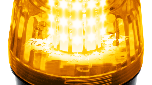 Strobe Light-Amber LED-6 flash patterns