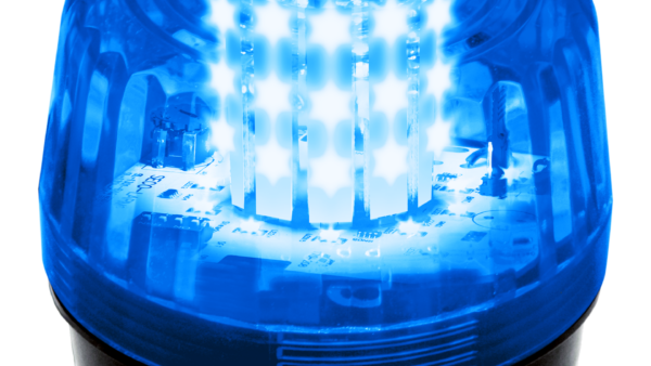 Strobe Light-Blue LED-6 Flash Patter