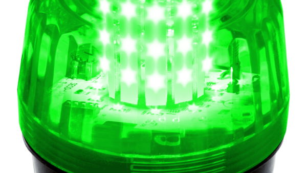 Strobe Light-Green LED-6 flash patterns