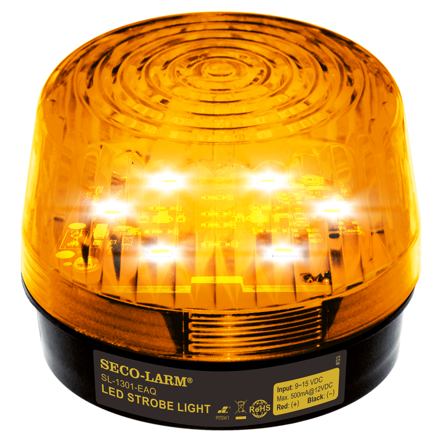 Strobe, 12-LED Amber