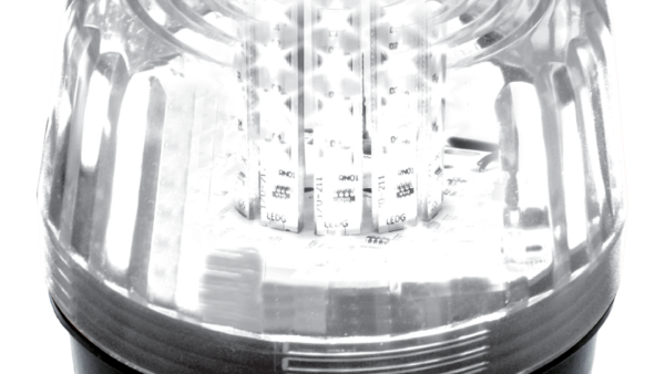 Strobe Light,clear,6 Flash Pat,24VAC/