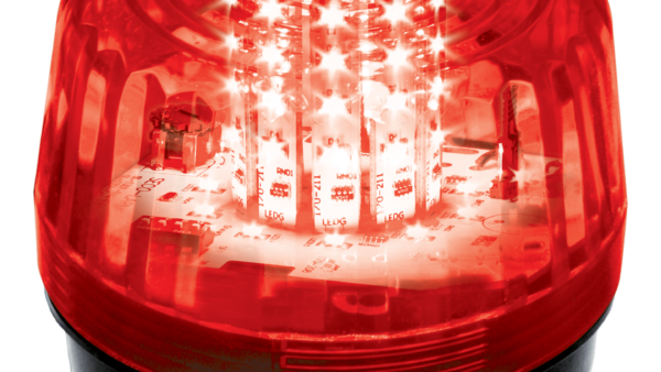 Strobe Light,Red,6 Flash Patterns,54 LED