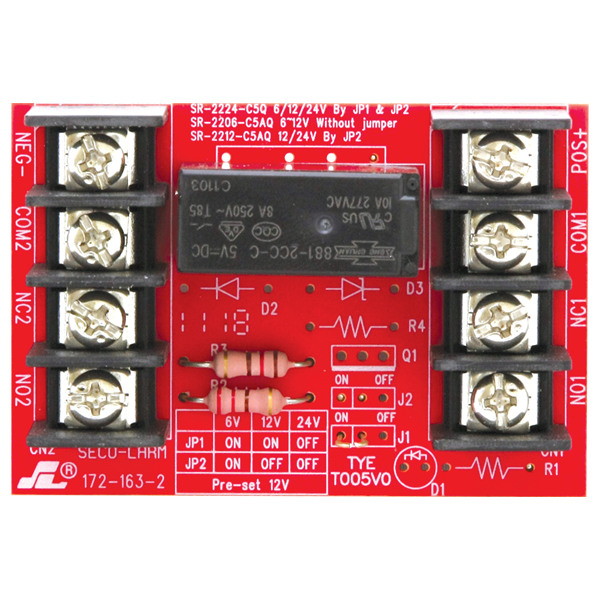 Relay board-One relay-12/24VDC