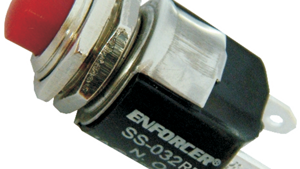 N. O.Momentary Pushbutton Switch, Red