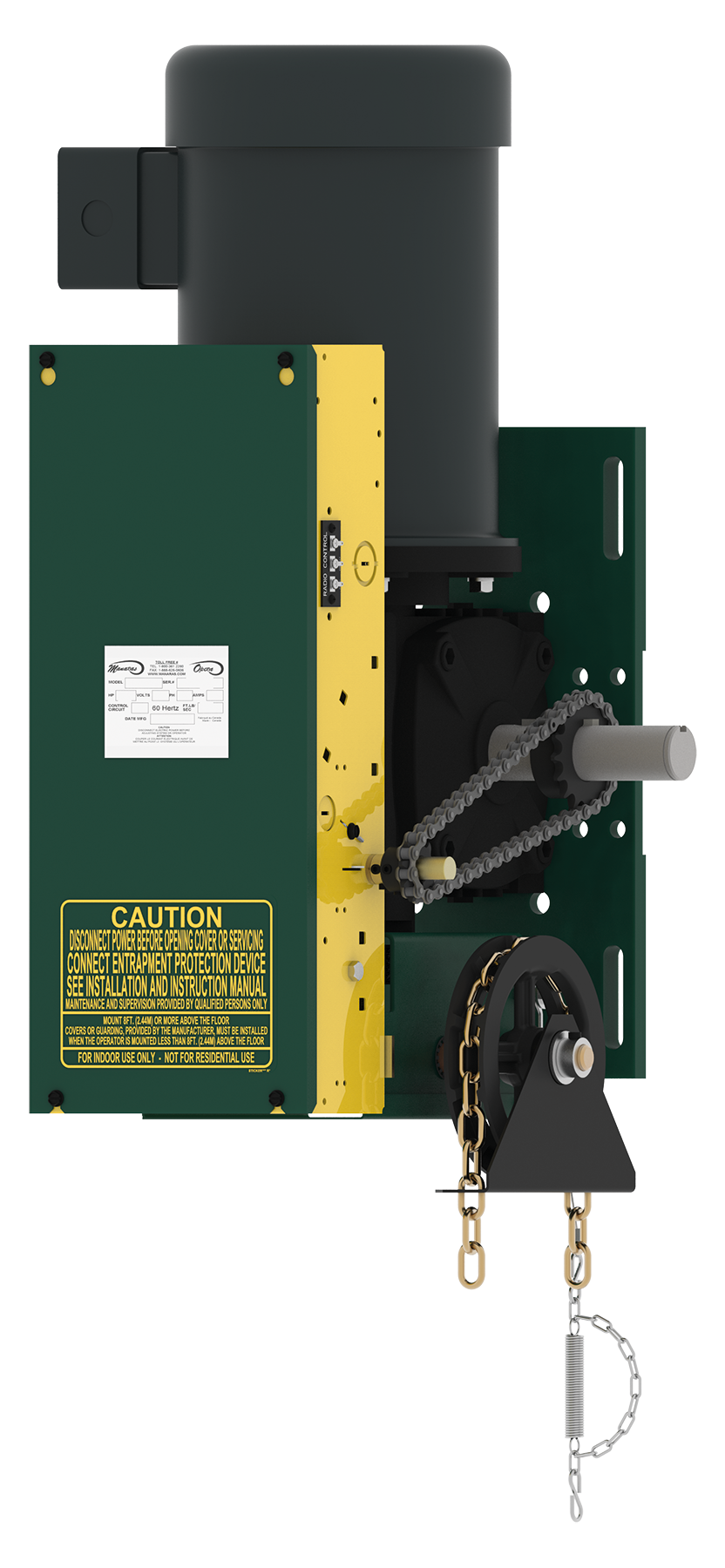 CDO Vry Hvy Hoist RH 2HP-208V-3PH