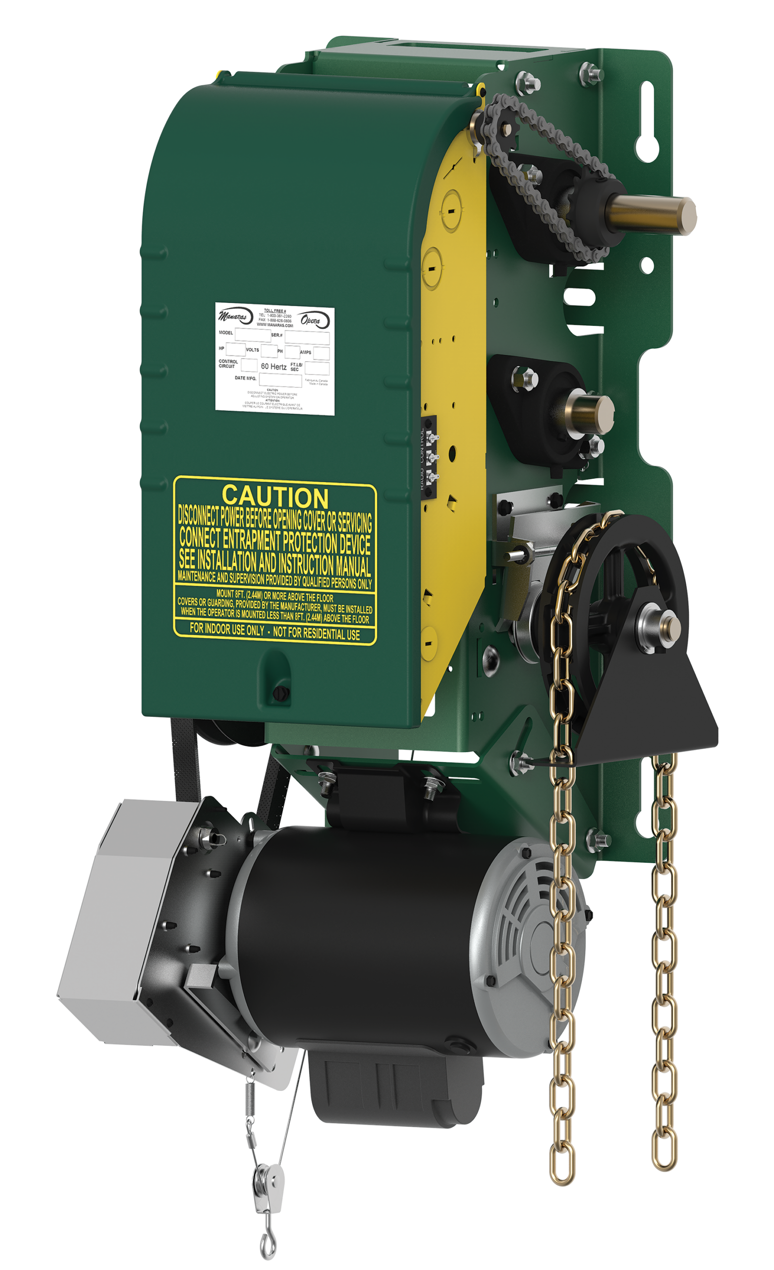 230V-3PH-1HP HL MONIT