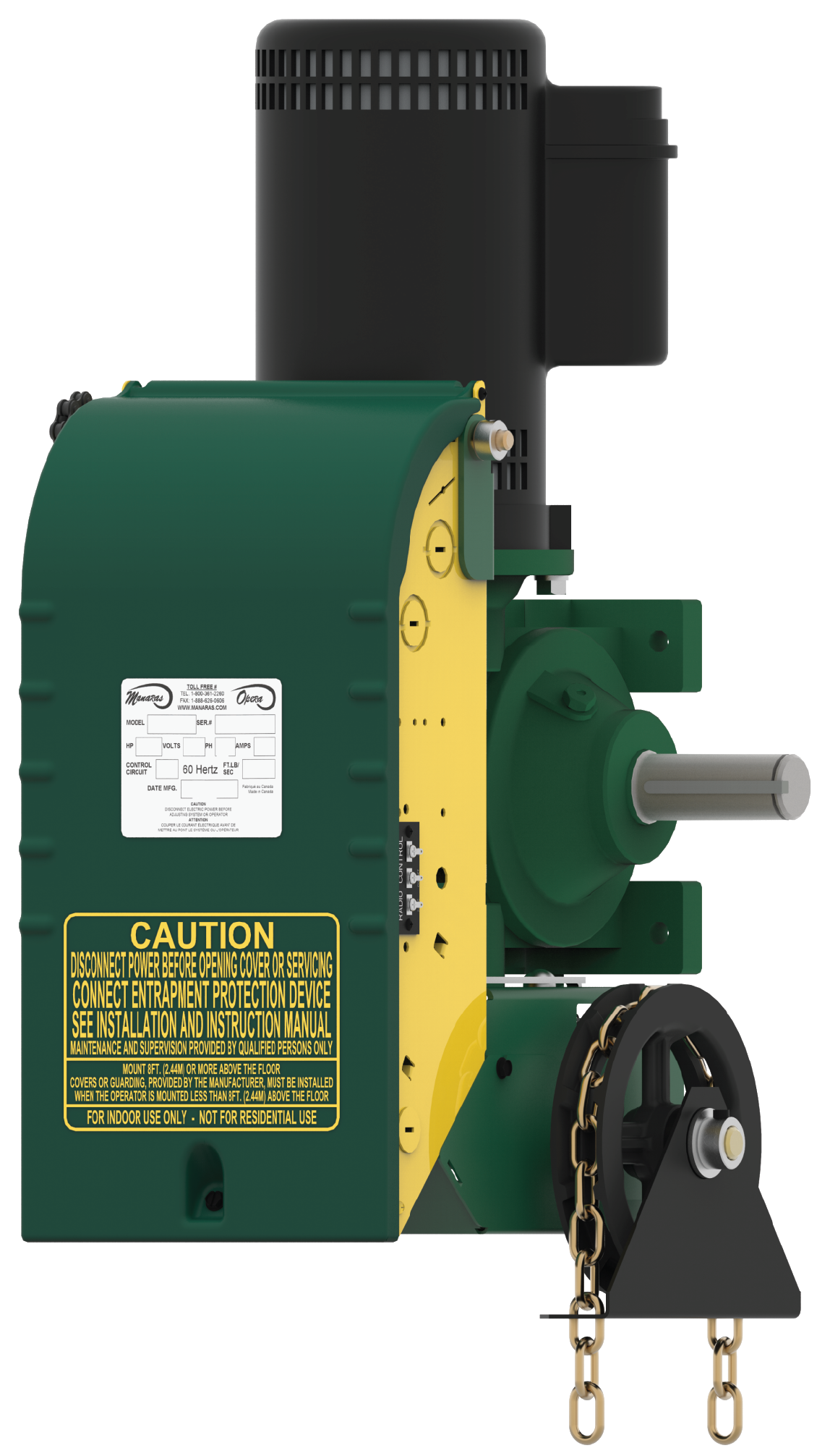 CDO Heavy Hoist FieldHand 1/2HP-120V-1PH