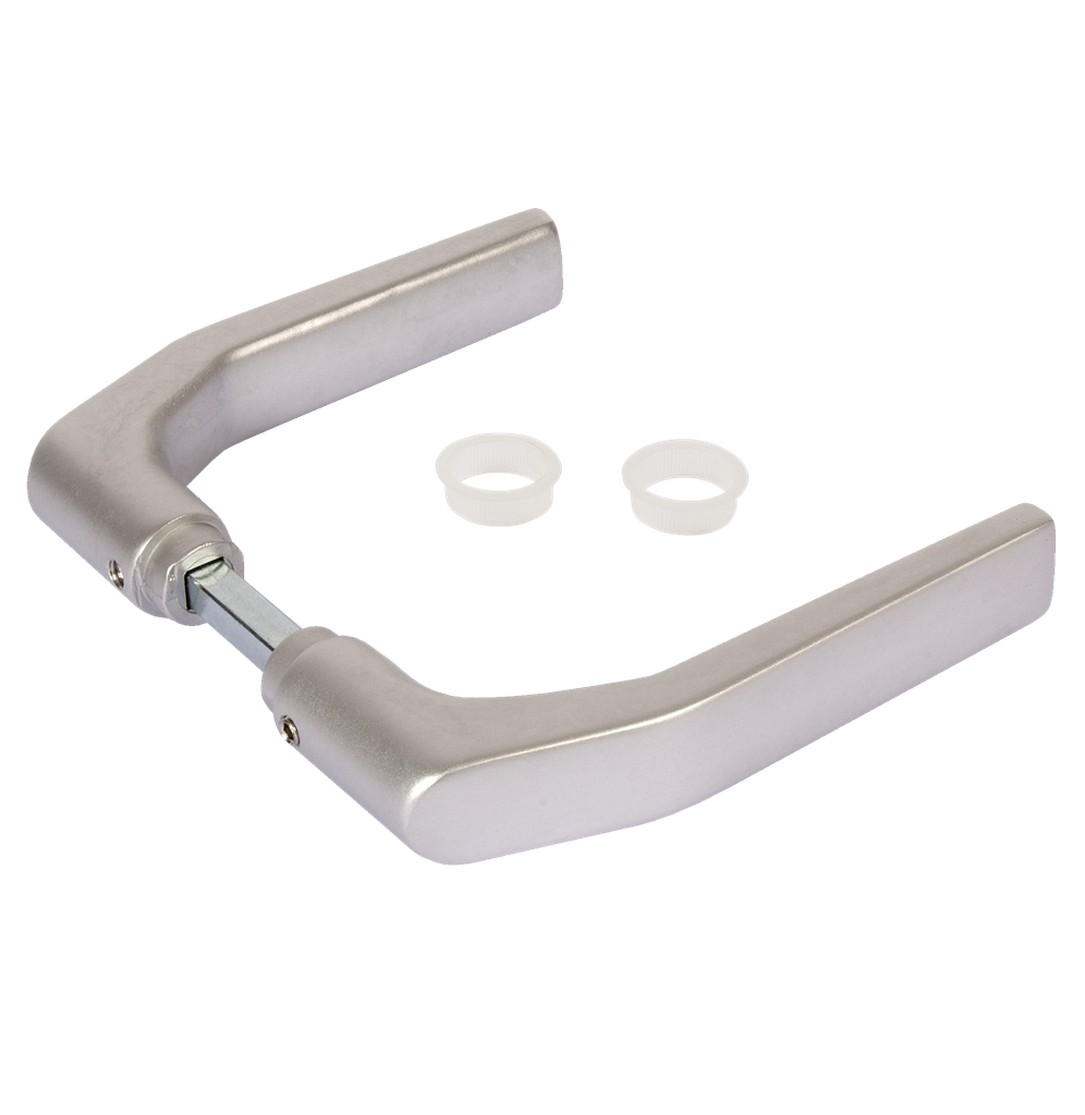 Aluminum handle, includes male/female