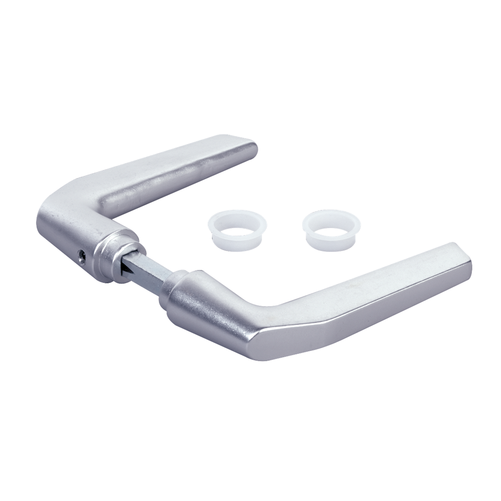 3006M-H Aluminium handle pair with 4- 3/