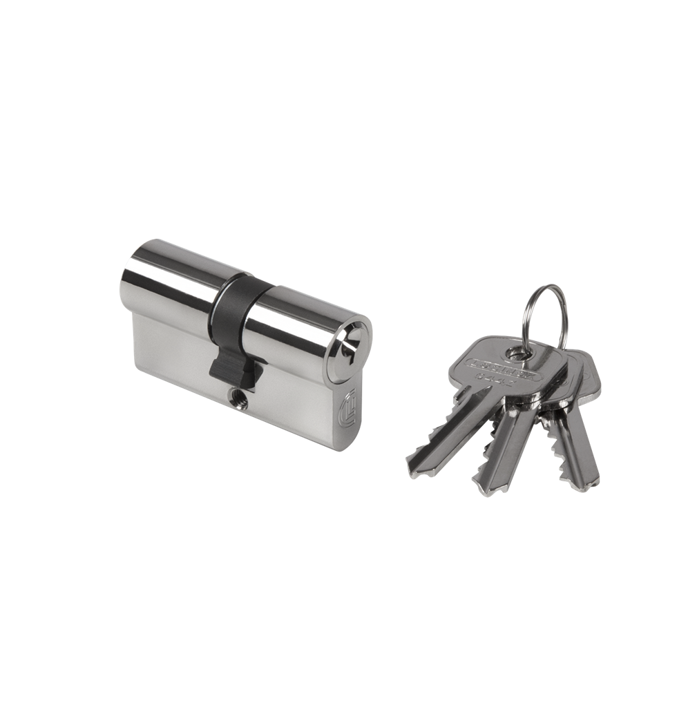 Euro Profile cylinder with 3 Keys 2"