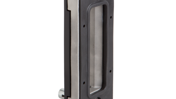 Sliding gate keep for square profiles