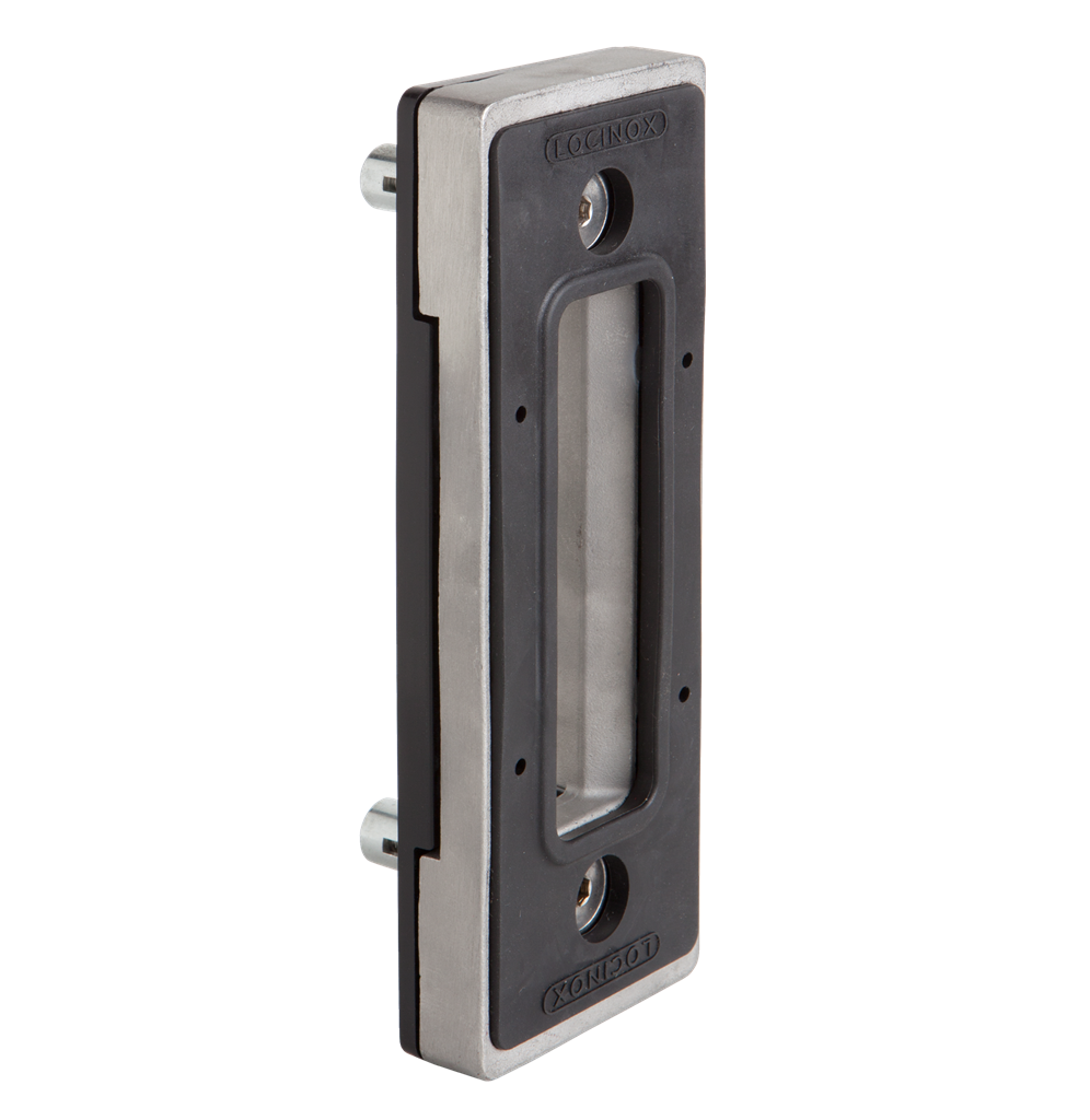 Sliding gate keep for square profiles