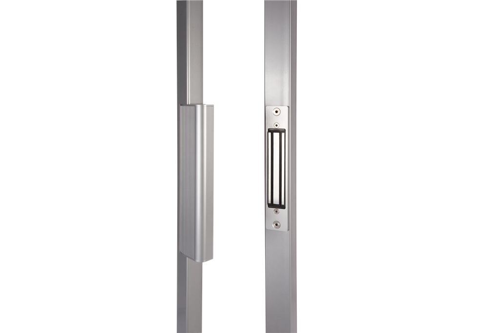 INTEGRATED MAGNET LOCK FOR SWING GATES