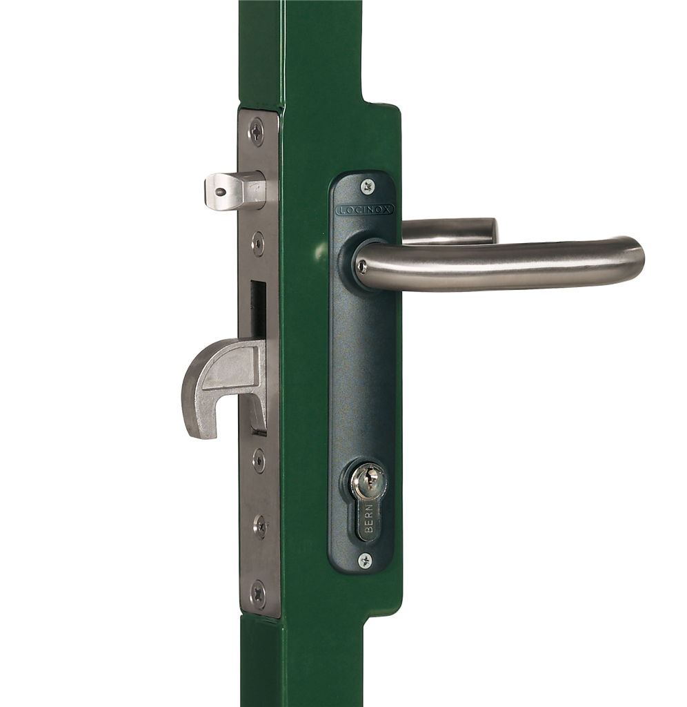 Mortise lock for ornamental gates, fits