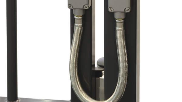 Reinforced, braided stainless steel