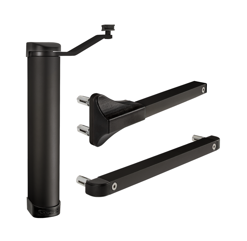 Compact Hydraulic Gate Closer Silver