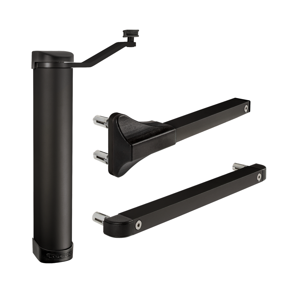 Compact Hydraulic Closer -Black