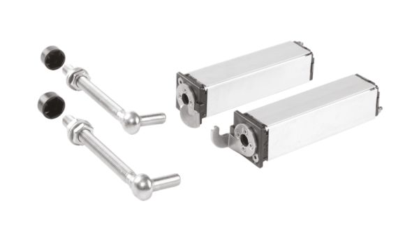 Spring hinge for garden gates with