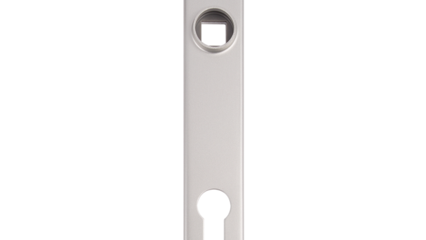 Aluminum cover shield for mortise locks