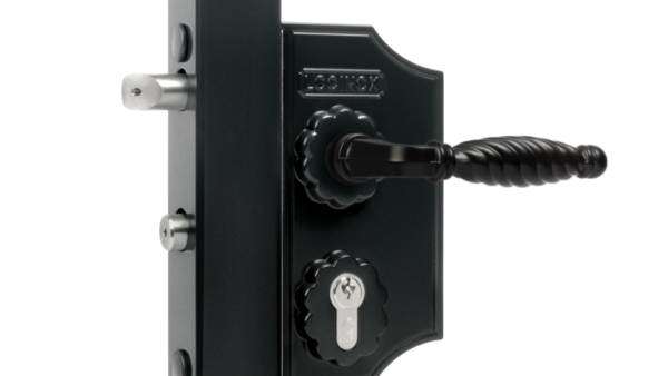 Ornamental Lock- RAL 9005 profile 1-1/4"
