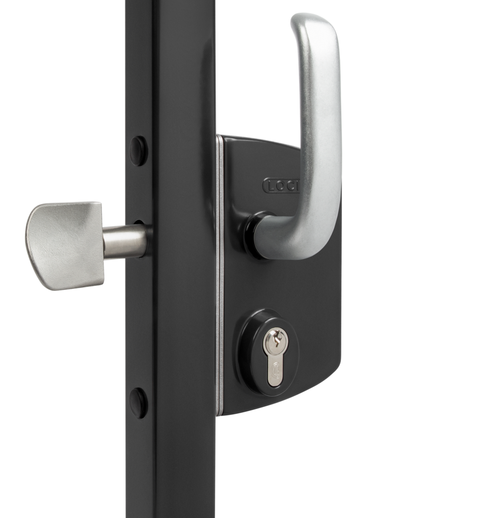 Sliding gate lock for Square 2-1/2"